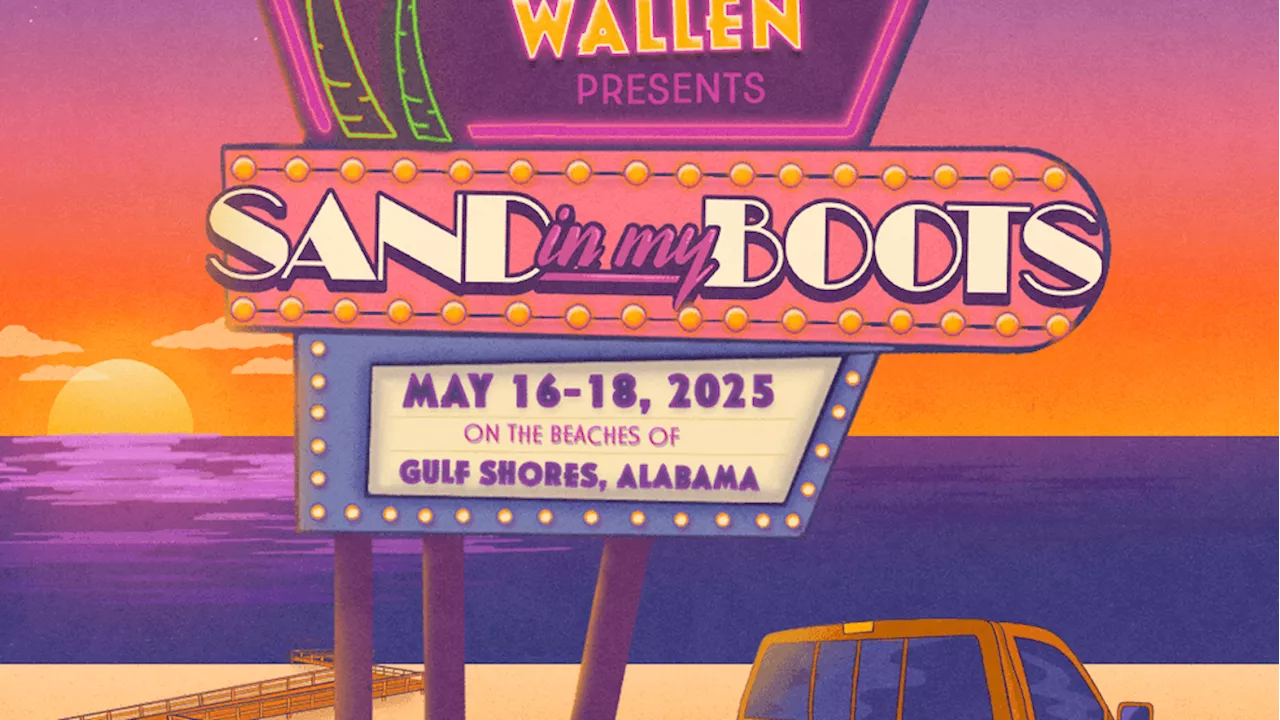 Sand in My Boots: Morgan Wallen presents new 3-day music festival in Gulf Shores May 2025