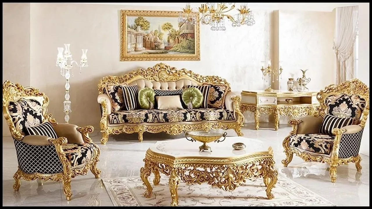 Maharaja Sofa Set: ऐसे सोफे पर हर कोई चाहेगा बैठना, रॉयल लुक के साथ खरीदें सोफा सेट