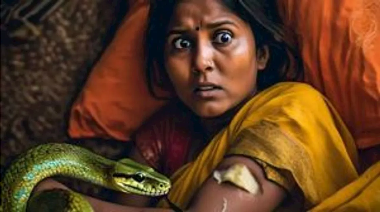 Snake bite woman: बार-बार सांप के काटने के डर से मायके भागी महिला, तीन महीने में कई बार काटा