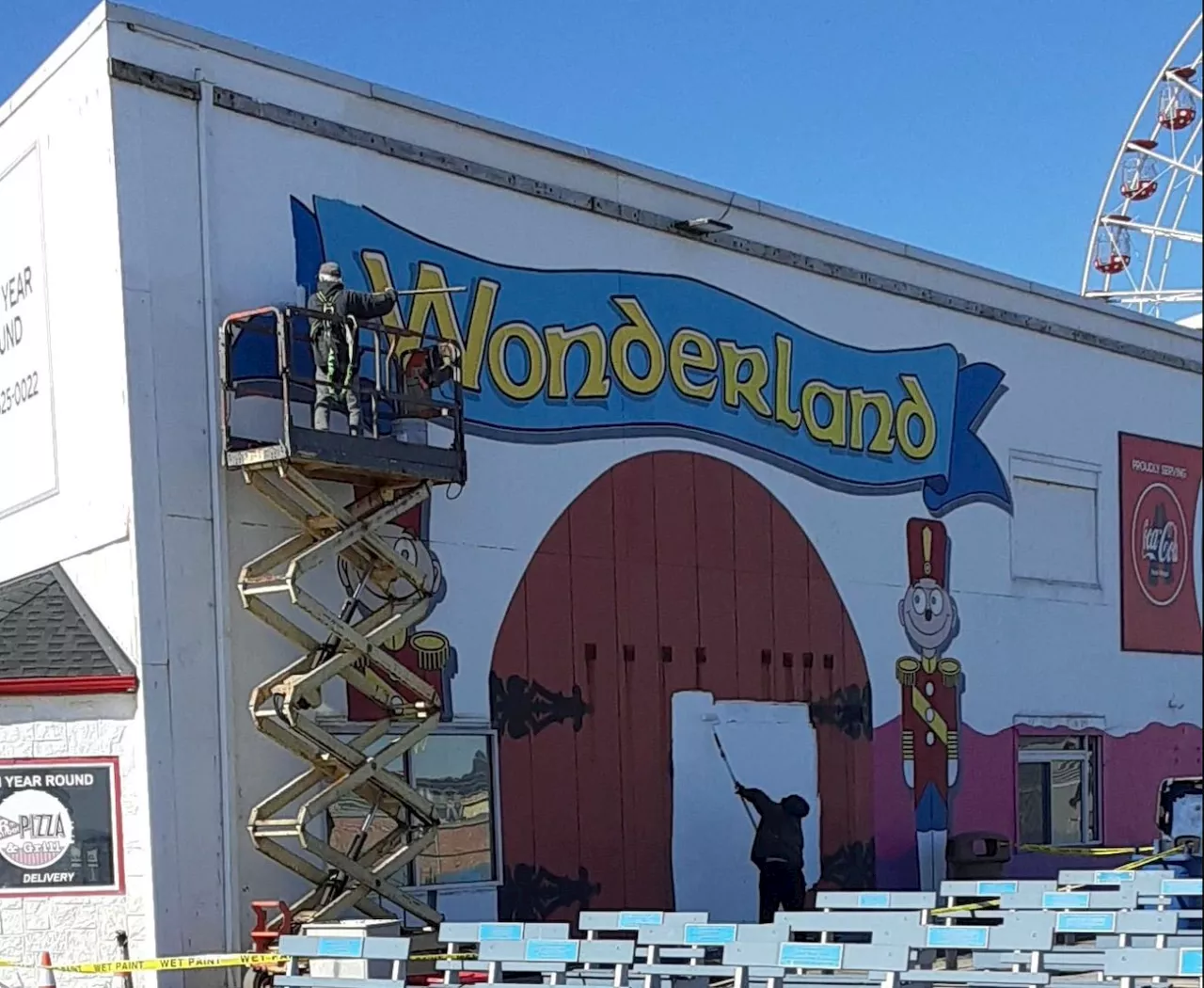 Wonderland mural painted over just days after iconic Jersey Shore park’s closure