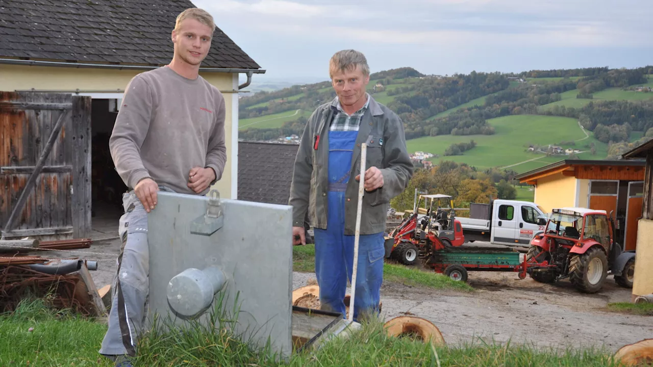 Gesicherte Wasserversorgung für Bründler Bauernhof