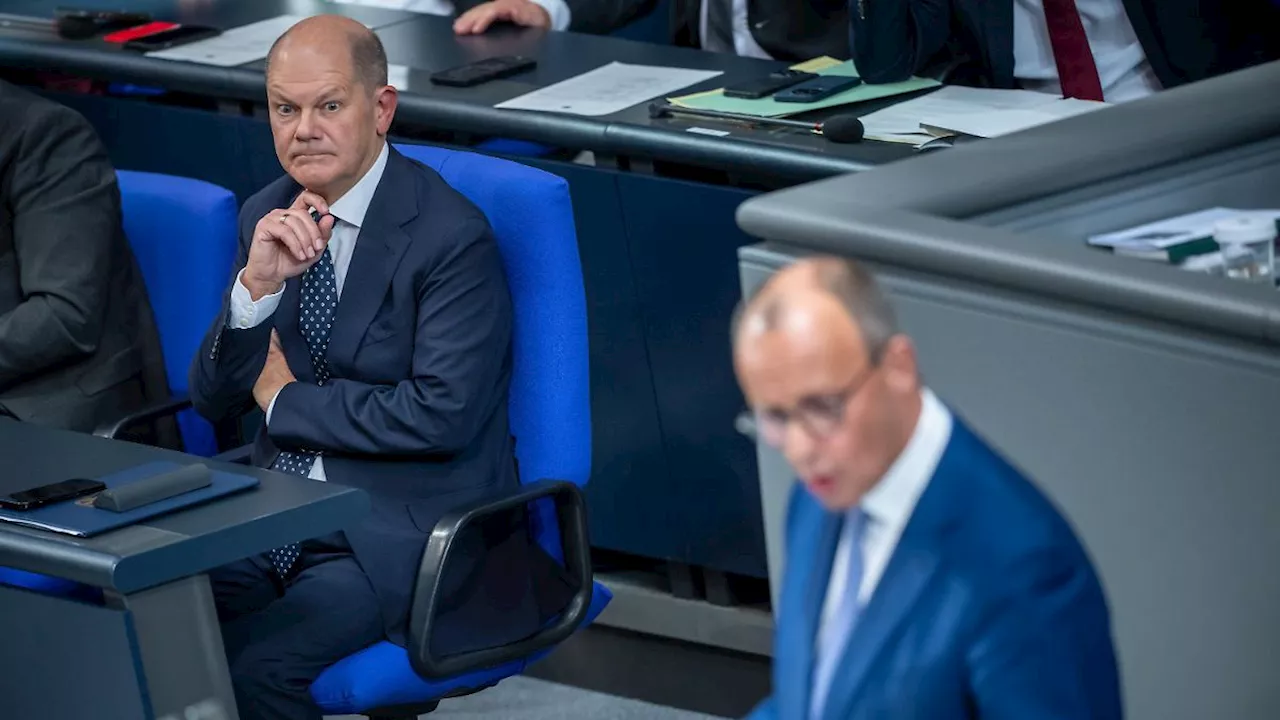 Wahlkampf prägt EU-Gipfeldebatte: Scholz überrascht den Bundestag, Merz aber auch