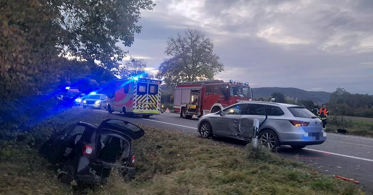 Missglücktes Überholmanöver: Schwerer Autounfall bei Beverungen