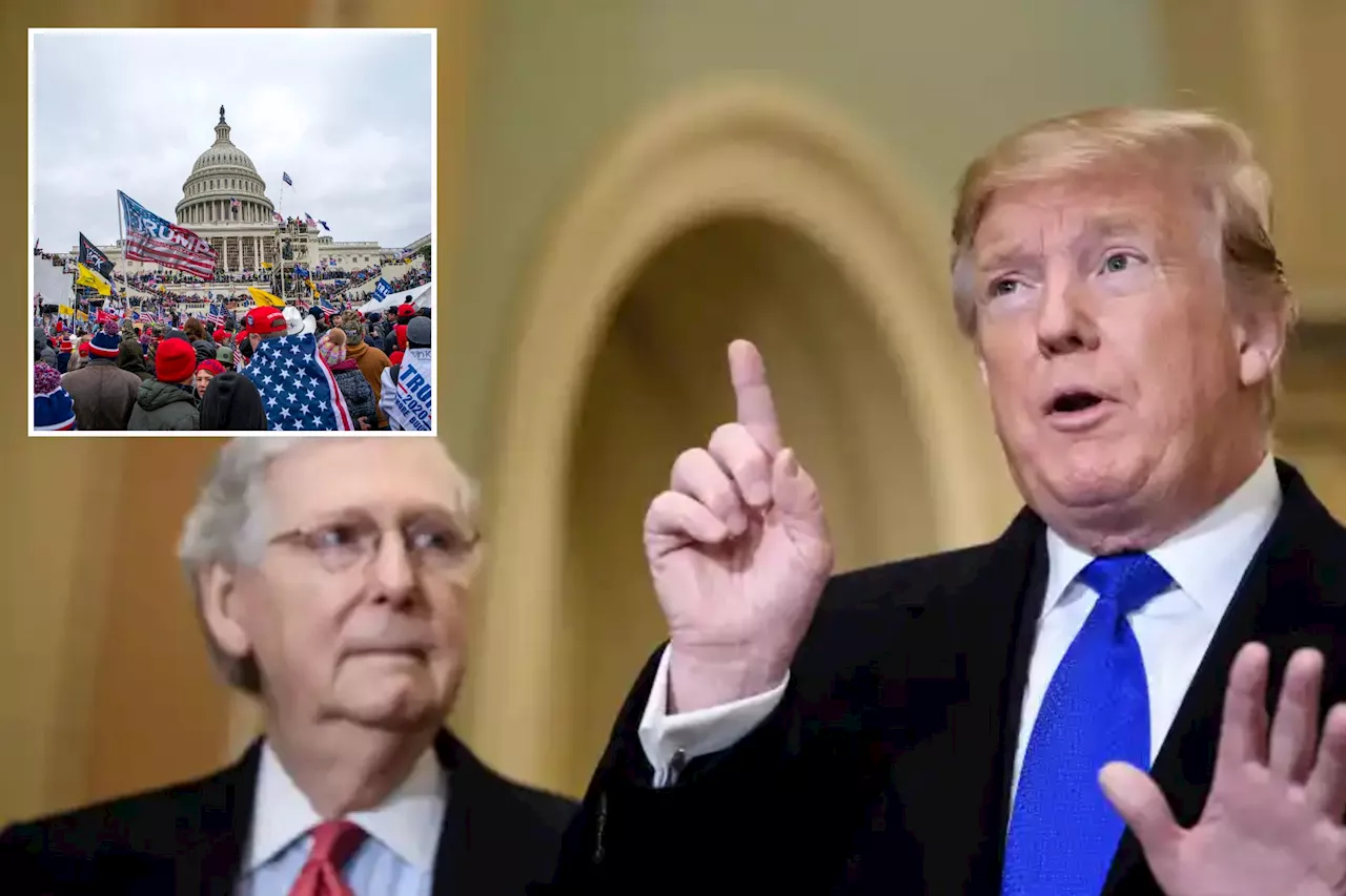 Mitch McConnell sobbed after Jan. 6 Capitol riot, blasted 'despicable human being' Trump: book