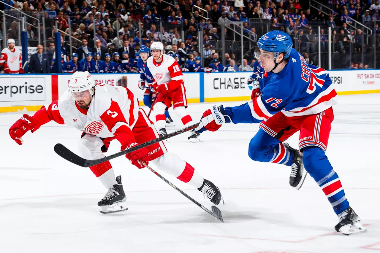 Rangers vs. Red Wings prediction: NHL odds, picks, bets Thursday