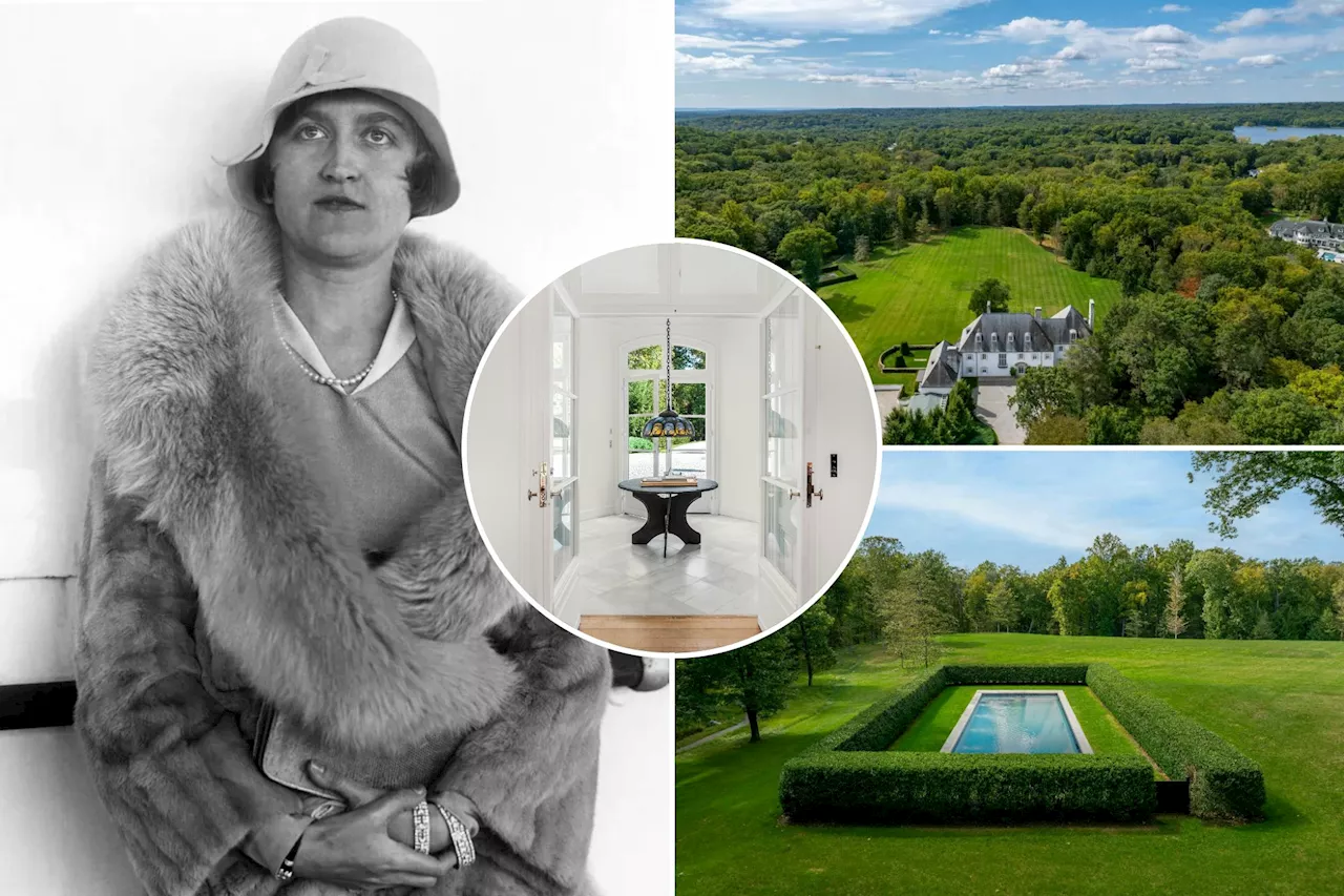 This NYC heiress' Cold War retreat in Connecticut that she expanded — but never lived in — has listed for $25.5M