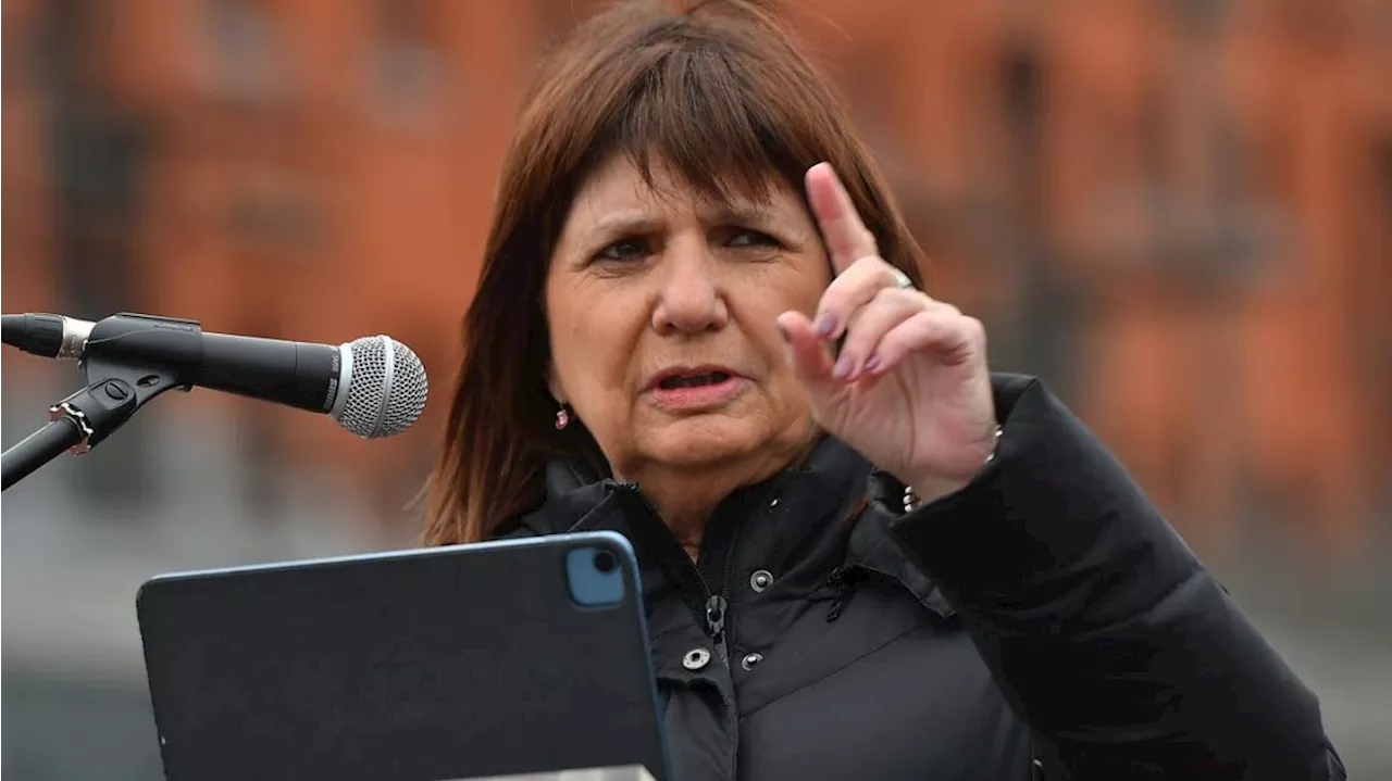 Bullrich dijo que los estudiantes universitarios 'van a ir con molotovs' a la marcha