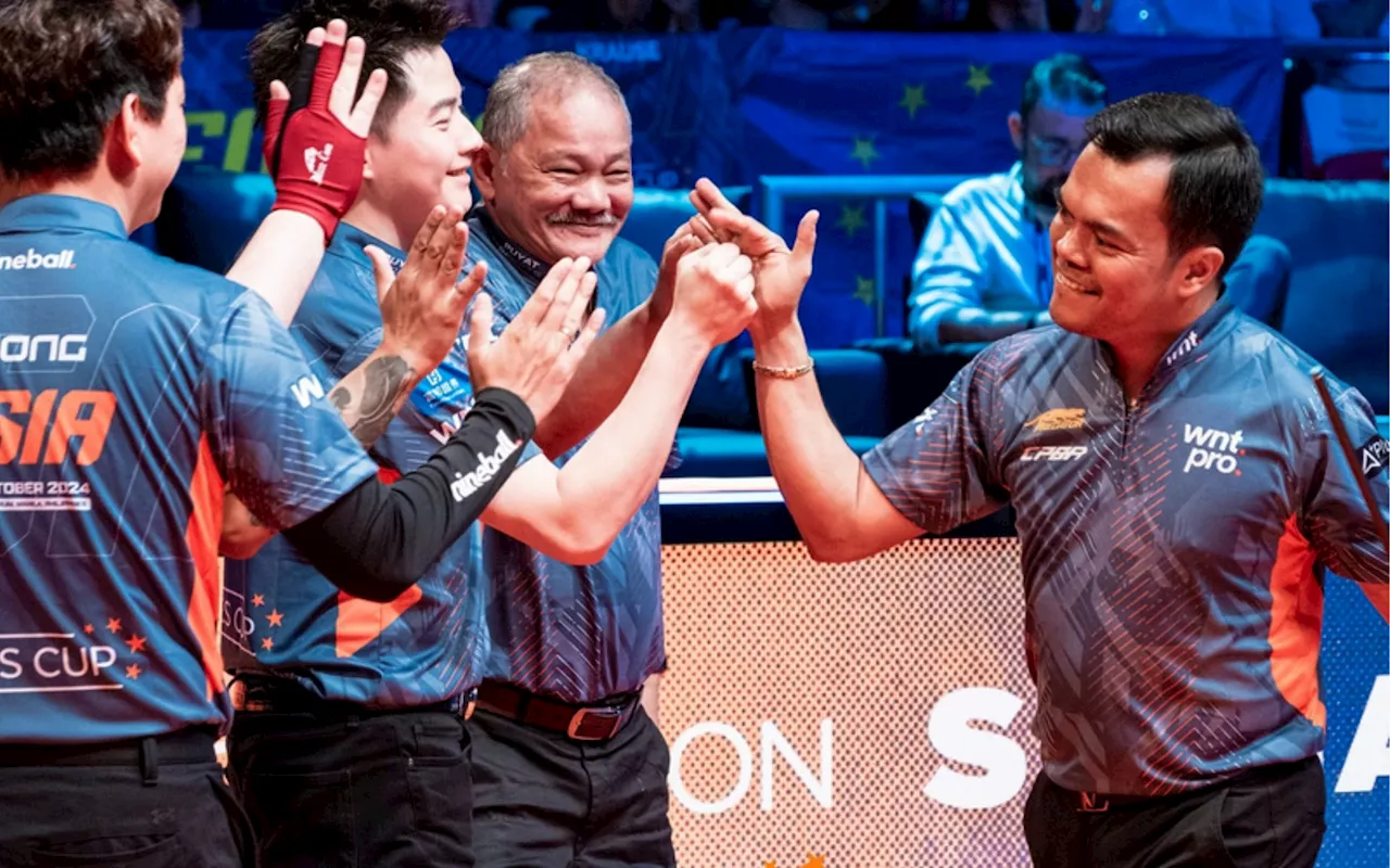 Carlo Biado masterclass caps astounding Team Asia 4-0 sweep of Reyes Cup day 2