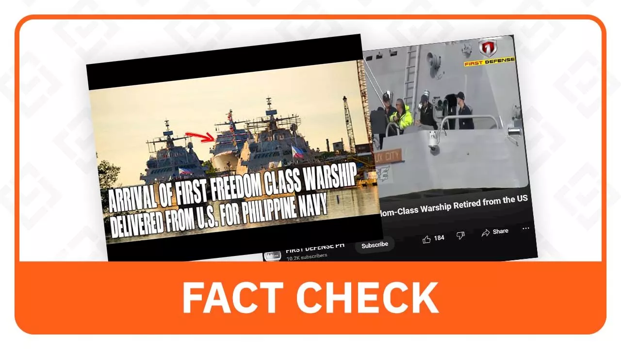 FACT CHECK: The PH gov’t did not acquire US ship USS Sioux City