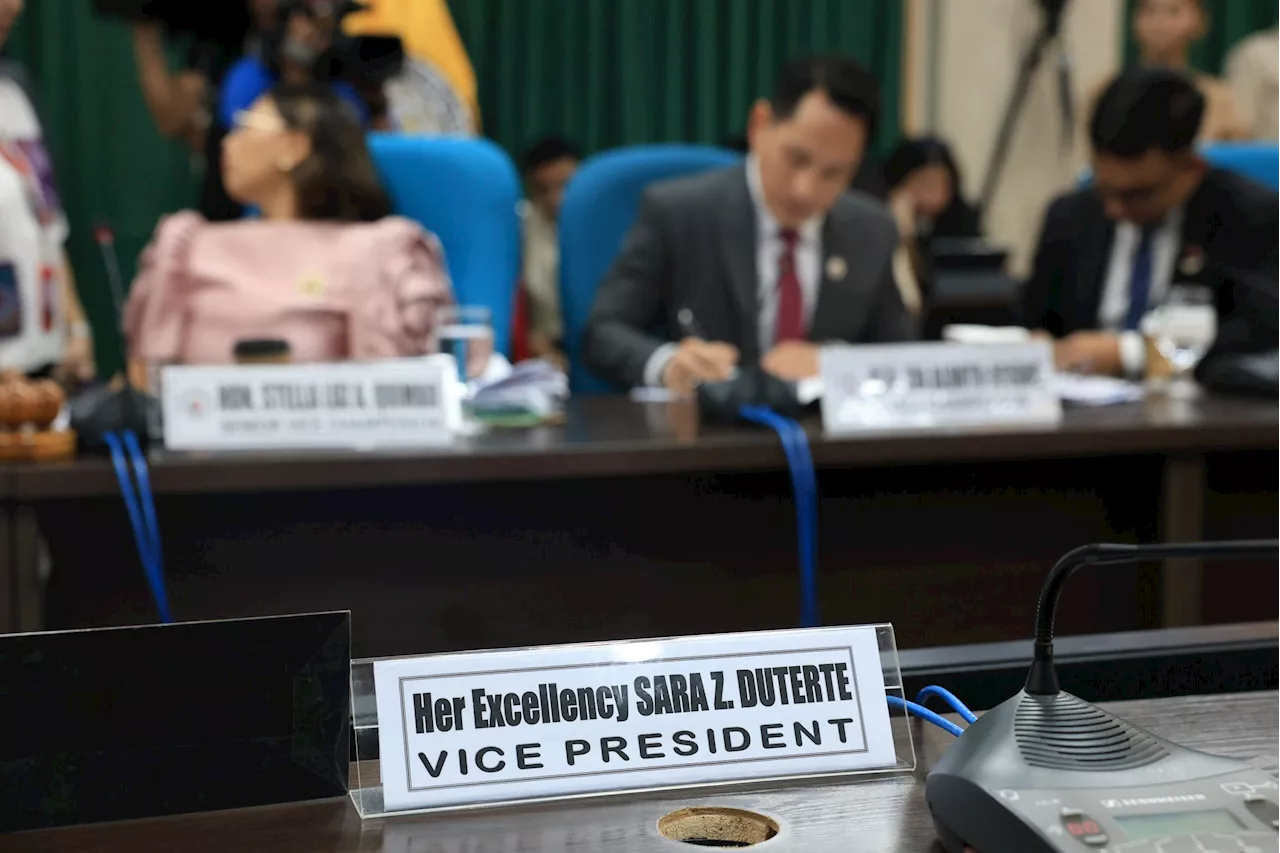 VP Sara Duterte’s staff snub House inquiry, say hearing ‘unnecessary’