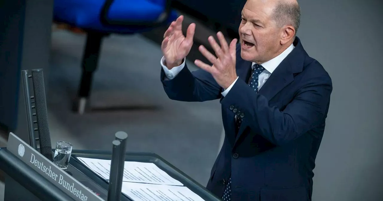 Regierungsbefragung: Kanzler Olaf Scholz versucht die Industrie-Wende