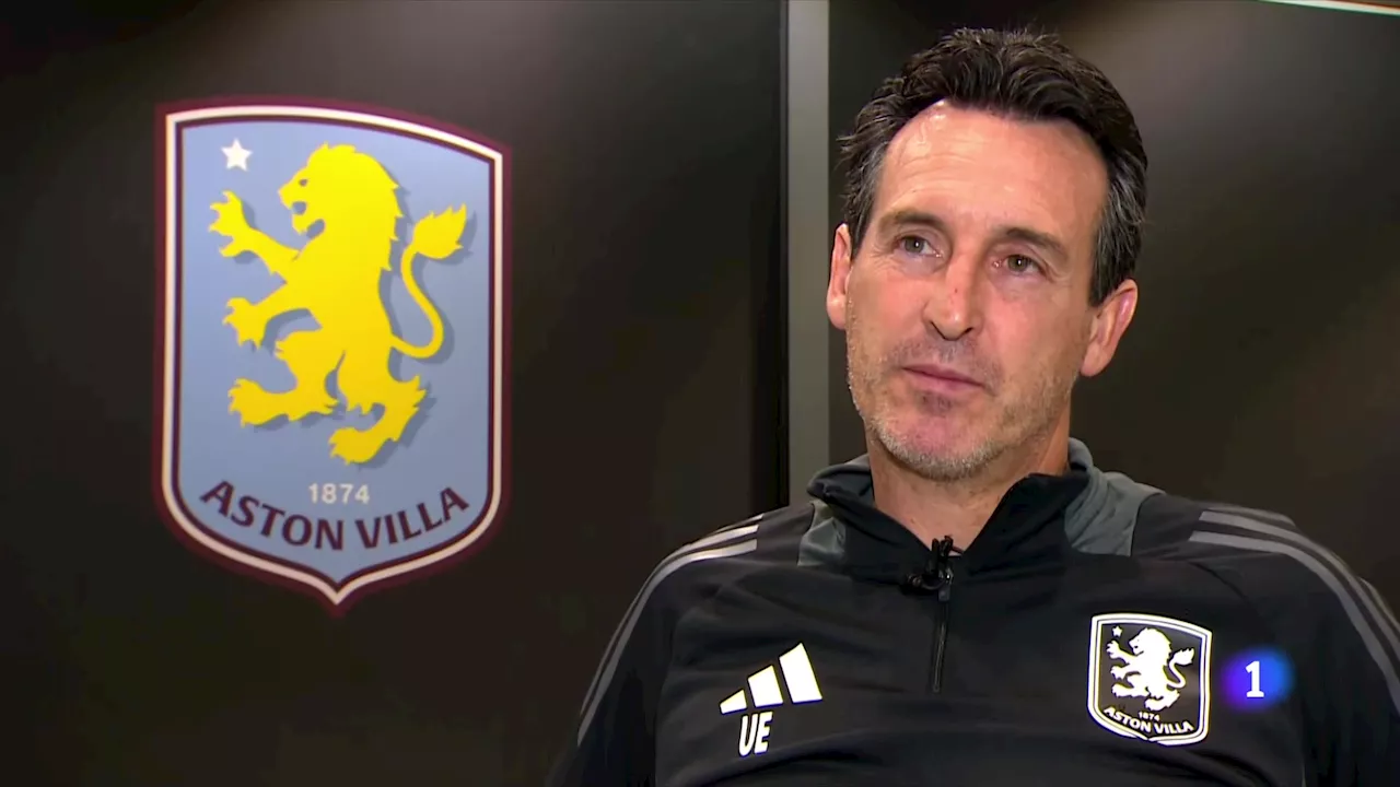 Unai Emery, en RTVE: 'La victoria ante el Bayern en Champions fue especial, pero debe ser algo habitual en el Aston Villa'