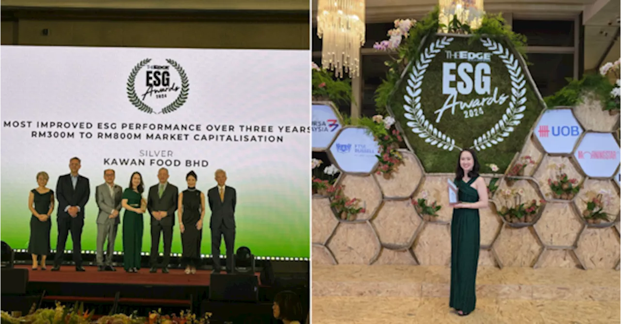 Kawan Food Wins Prestigious Silver Award At The Edge Malaysia ESG 2024 Awards