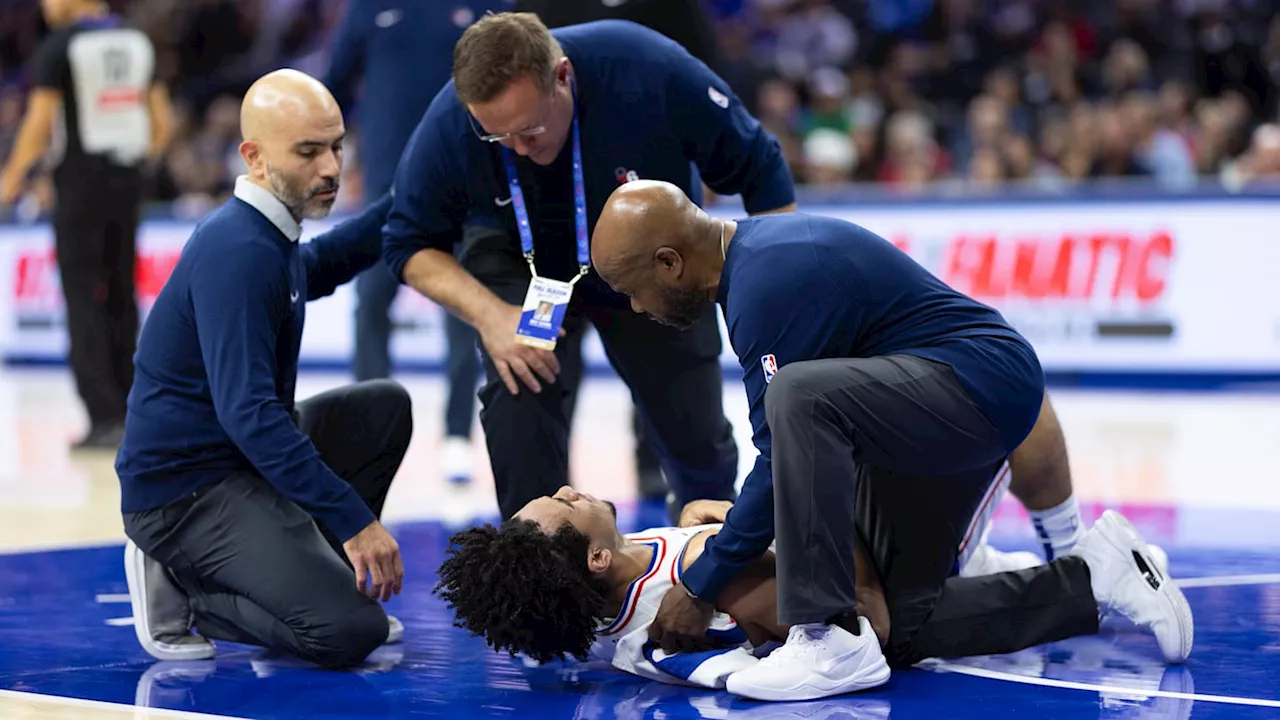 76ers’ Nick Nurse Reacts to Jared McCain’s Injury vs. Nets