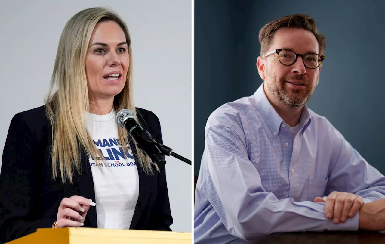 These two candidates are vying for Natalie Cline’s Utah state school board District 9 seat