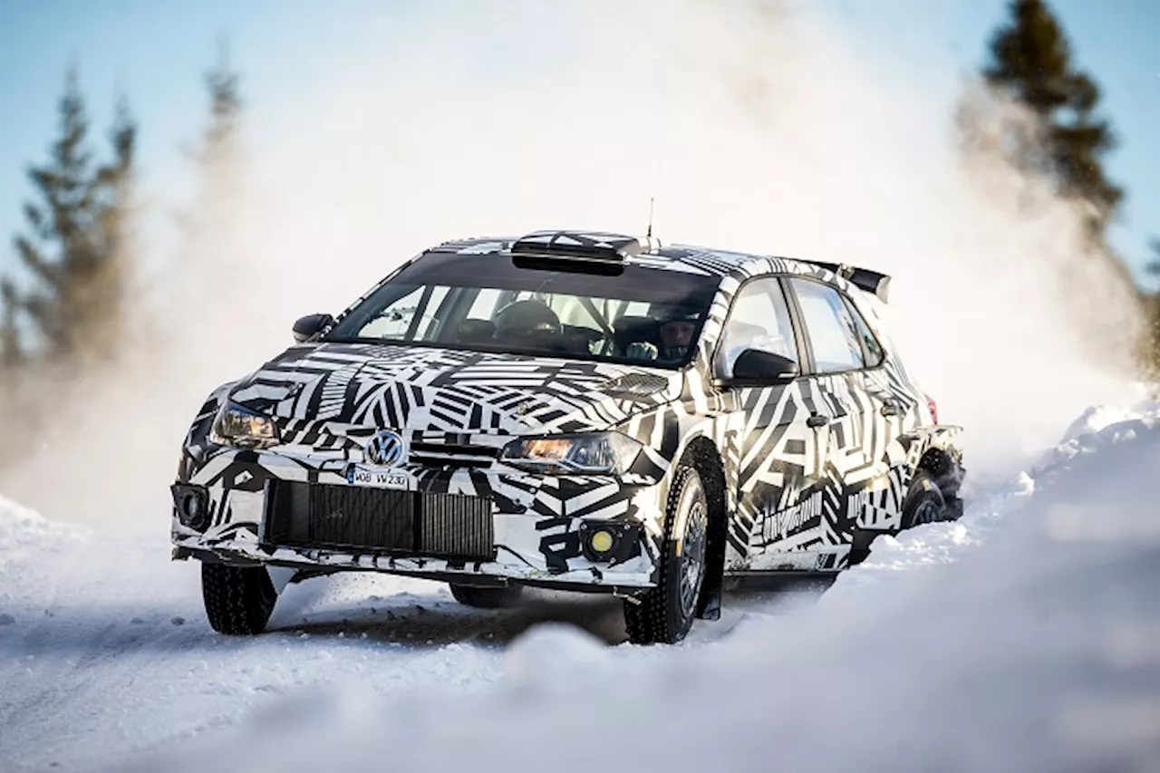 Rallye-Weltmeister testen Polo GTI R5 in Schweden