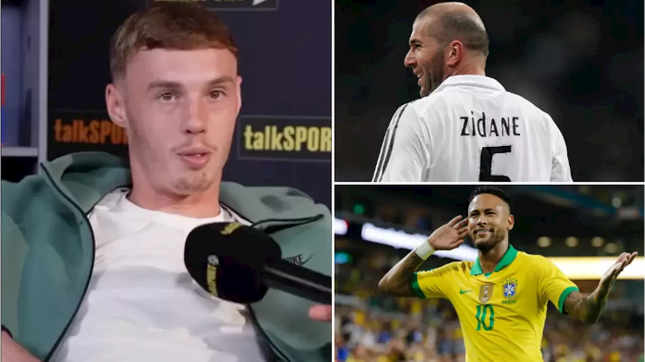 Cole Palmer didn't hesitate when choosing between Neymar and Zinedine Zidane