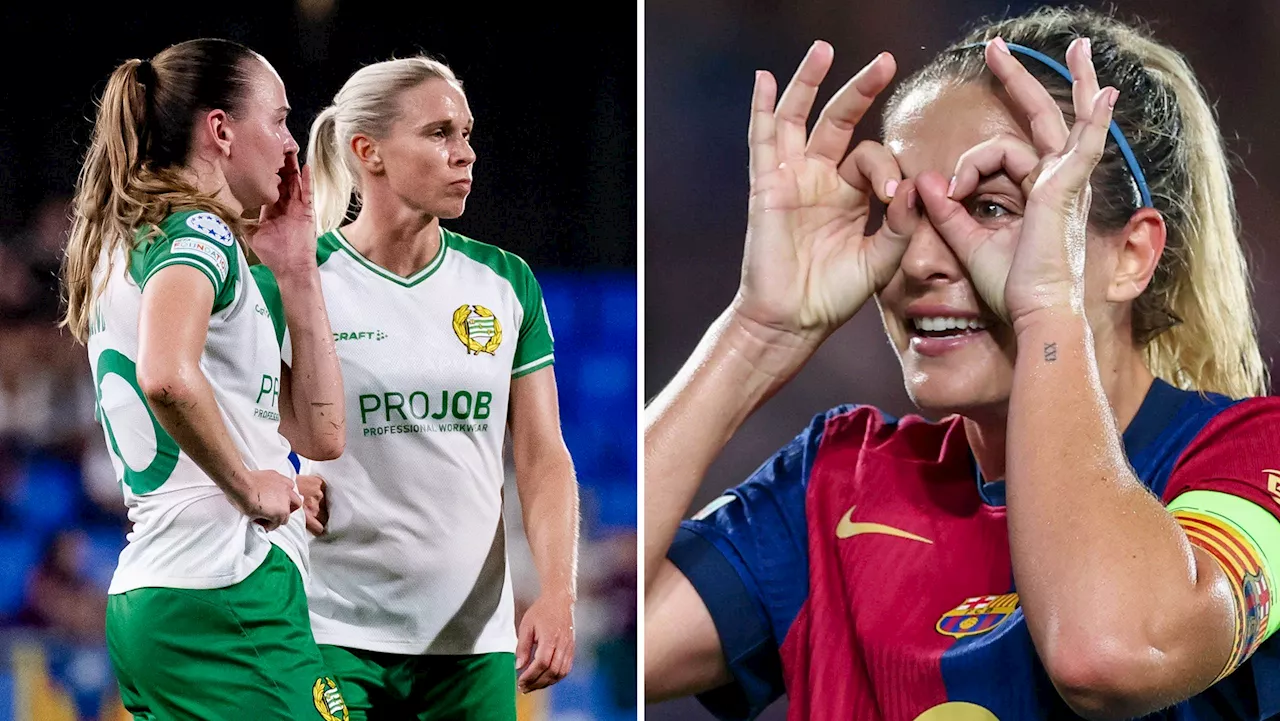 Hammarby chanslöst mot Barcelona i Champions League