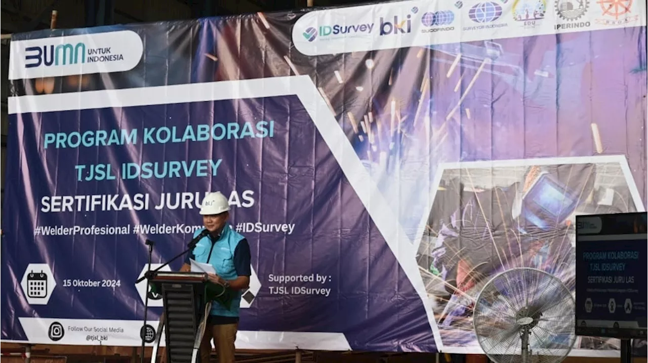 Dukung Tenaga Kerja Terlatih, Program Kolaborasi TJSL IDSurvey Sertifikasi Juru Las Resmi Dibuka