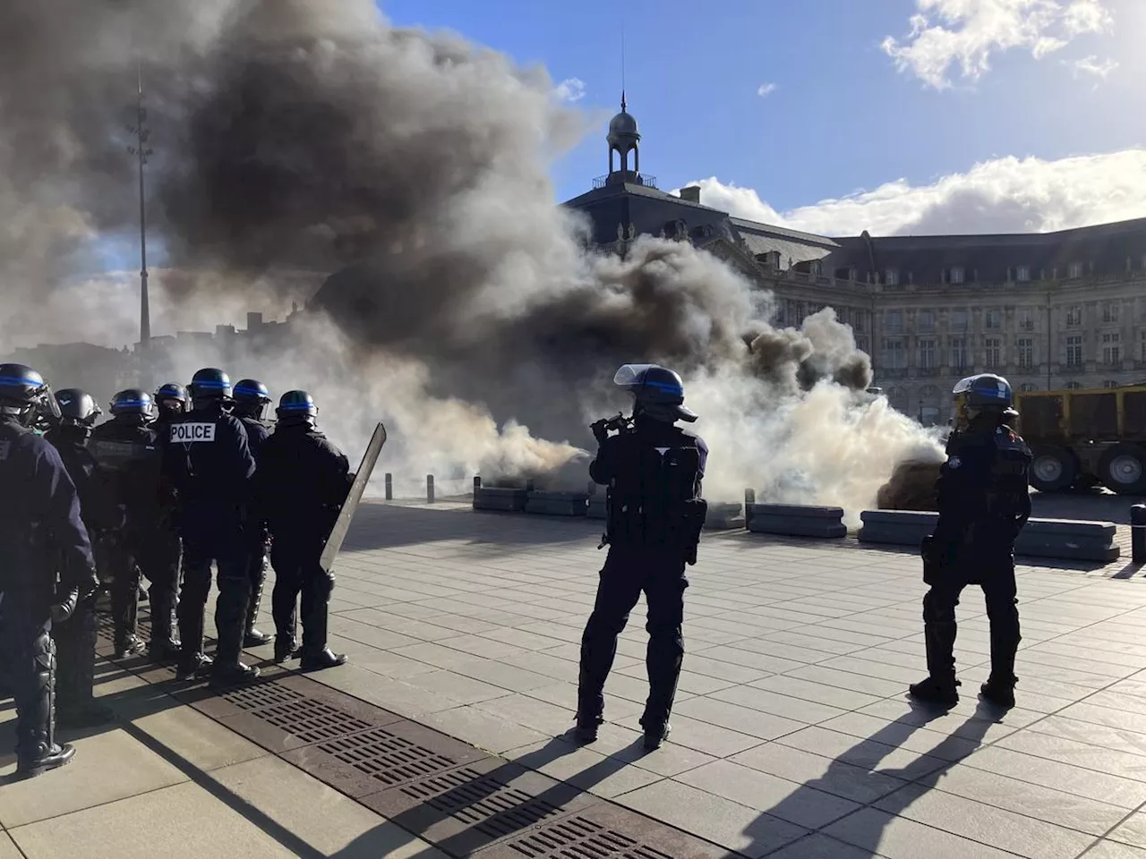 Coordination rurale : les agriculteurs n’ont pas répondu à la convocation des policiers bordelais