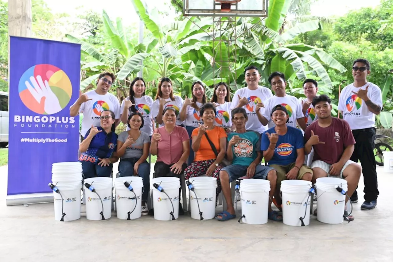 BingoPlus Foundation, DigiPlus bring clean water to Dumanjug, Cebu