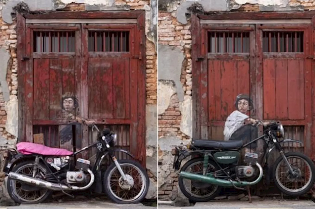 Penang murals restored by Lithuanian artist Ernest Zacharevic