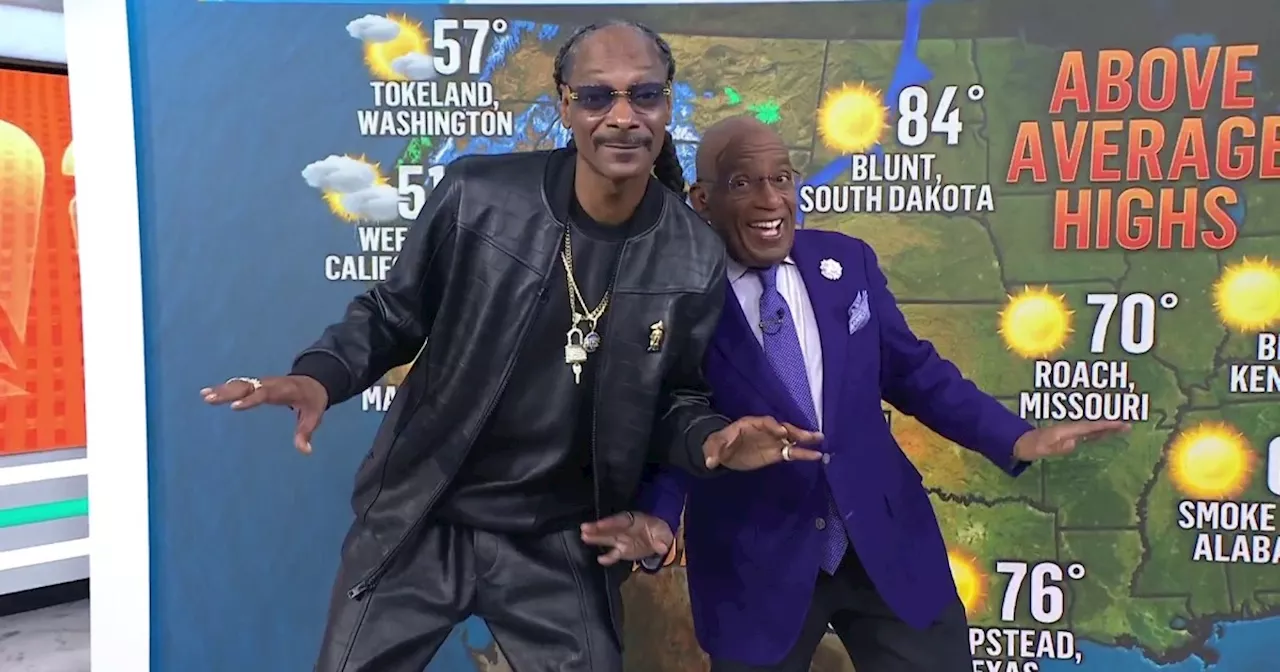 Watch Snoop Dogg take over the TODAY weather forecast