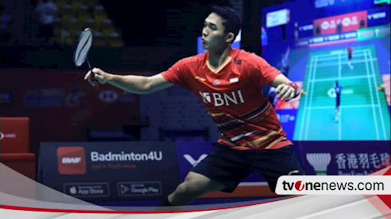 Jonatan Christie Kalah Dramatis dari Lu Guang Zu, Tunggal Putra Indonesia di Denmark Open 2024 Habis