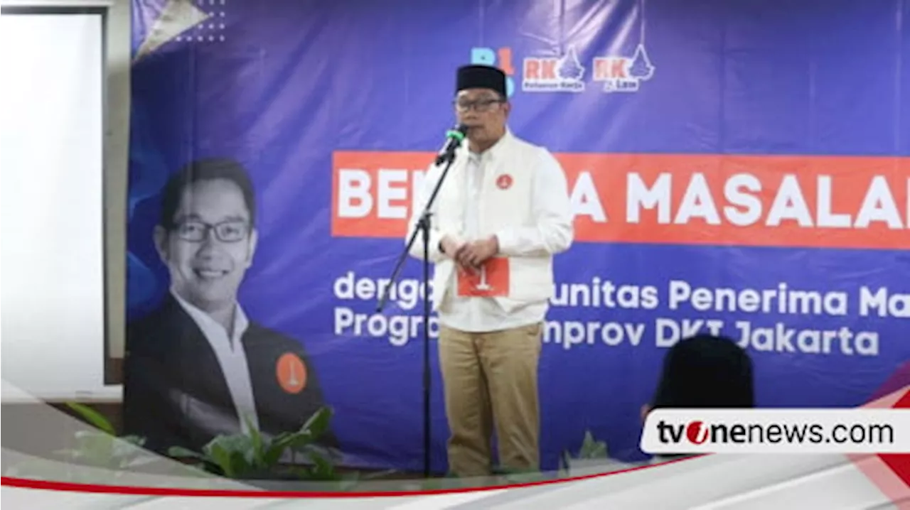 Mendengar Aspirasi Warga Jakarta, Ridwan Kamil Hadirkan Layanan Konsultasi Hukum Gratis