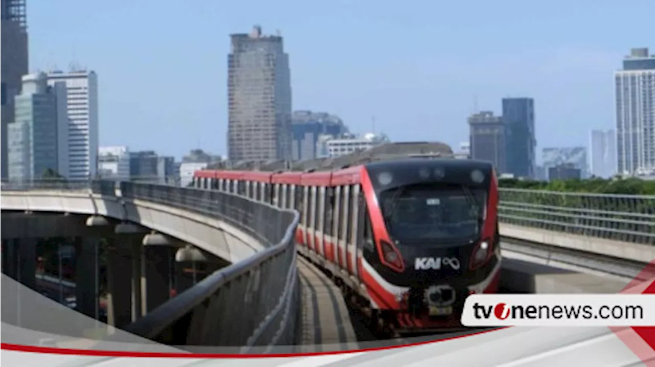 Progres Pembangunan LRT Jakarta Fase 1B Rute Velodrome-Manggarai Mencapai 31,14%