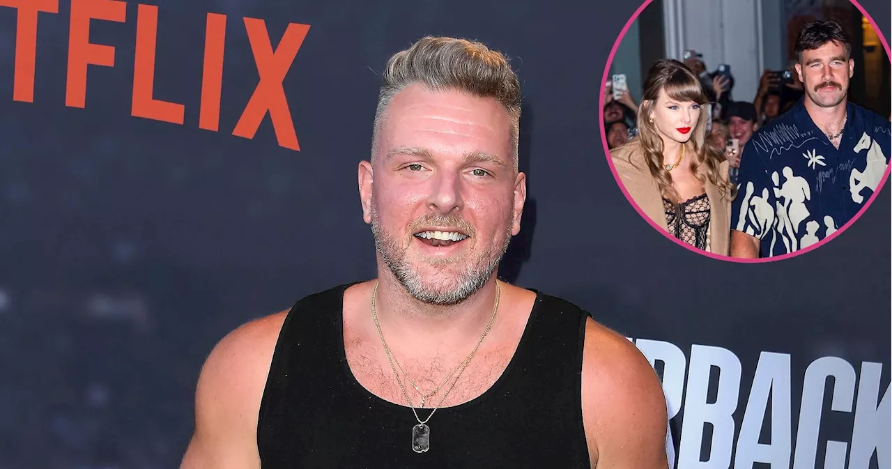 Pat McAfee's Wife Gives Him 'Updates' on Taylor Swift and Travis Kelce