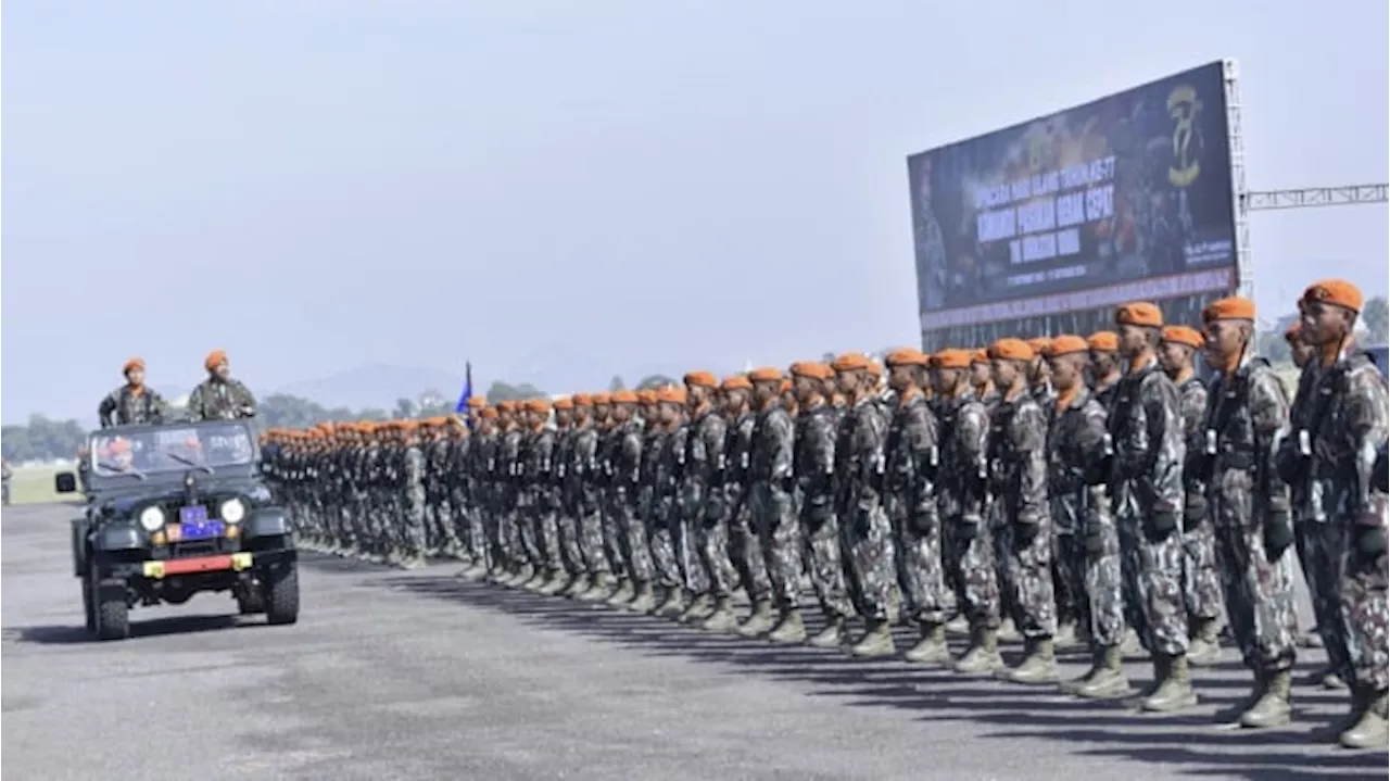 HUT Ke-77 Kopasgat TNI AU, Ini Pesan KSAU ke Prajurit Korps Baret Jingga