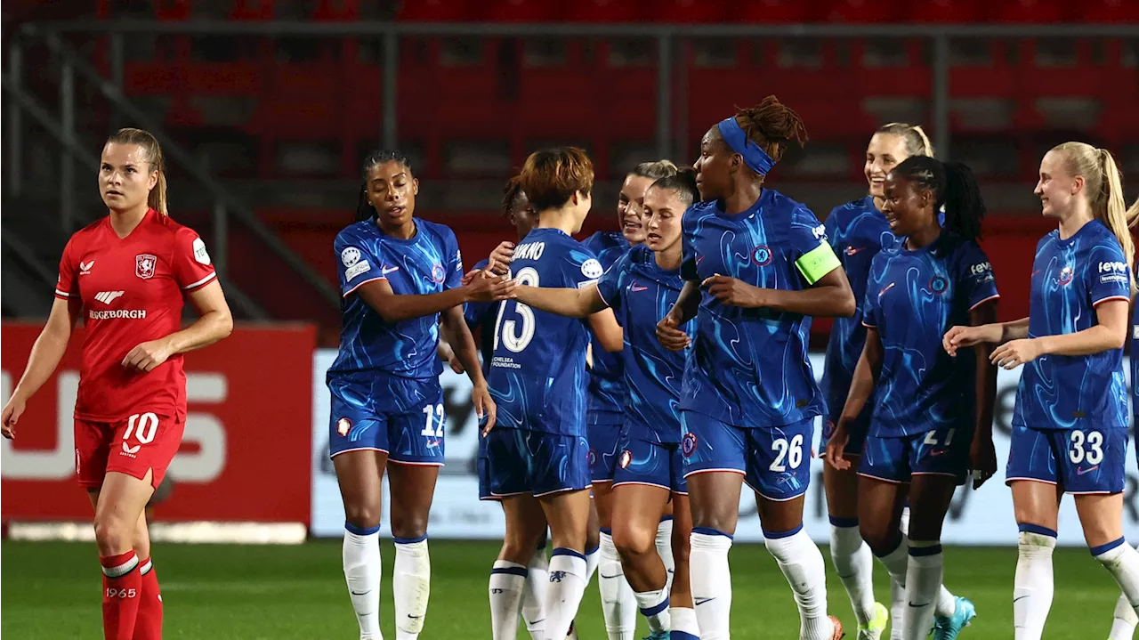 FC Twente Vrouwen is in Champions League totaal niet opgewassen tegen Chelsea