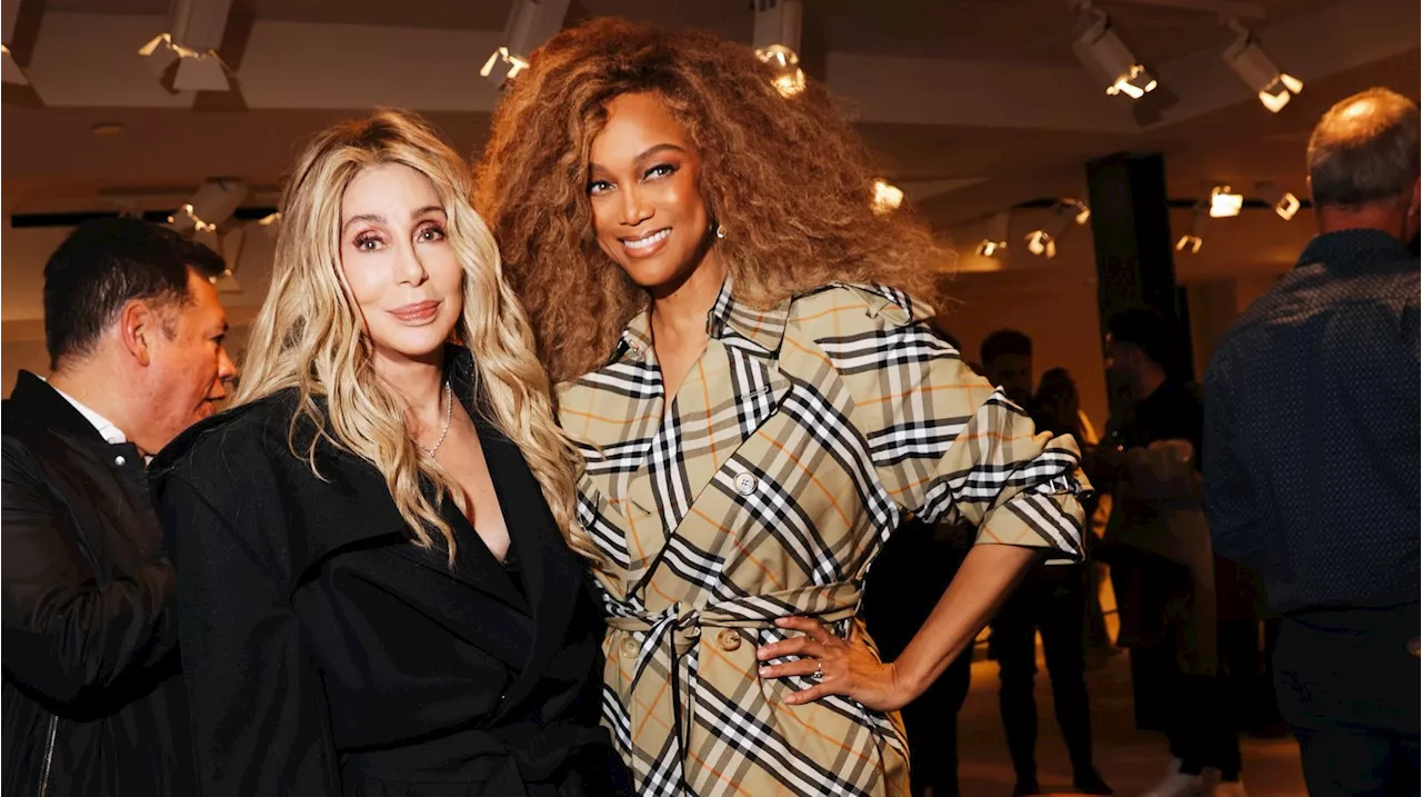 Cher and Tyra Banks Stop by Burberry’s Flagship Reopening Party in New York