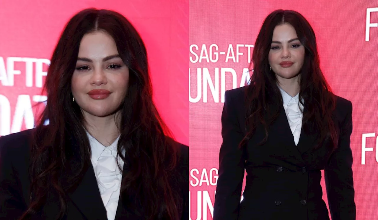 Selena Gomez Suits Up in Double-breasted Blazer Dress for ‘Emilia Perez’ Screening in New York