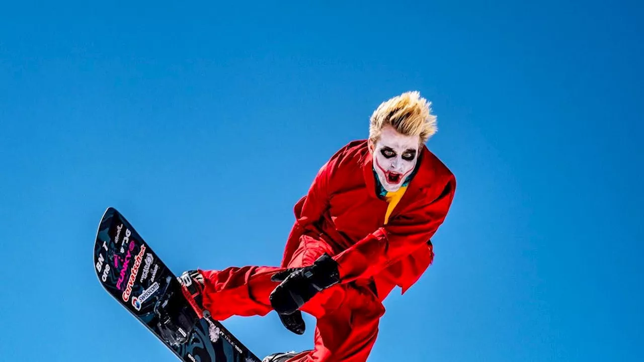 Nicolas Huber verkleidet sich als Joker und hat so Hype in China