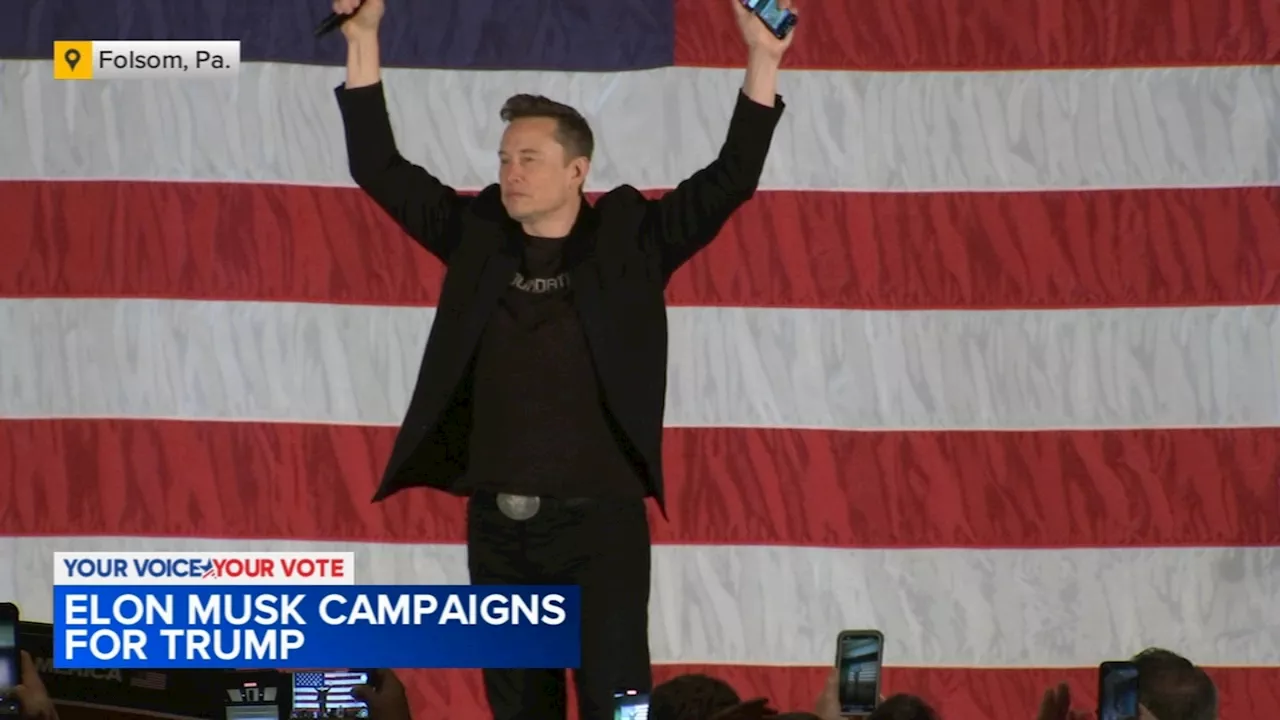 Elon Musk campaigns for Trump at Delaware County town hall in Philadelphia suburbs