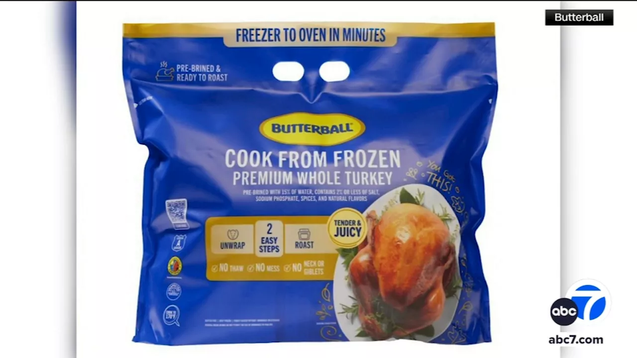 Butterball unveils 'cook from frozen' turkey that eliminates hourslong thawing process