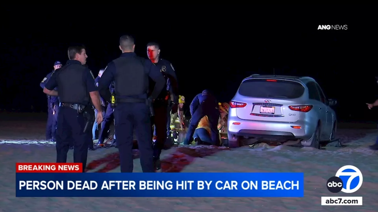 Investigation underway after person hit, killed by SUV on beach in Santa Monica