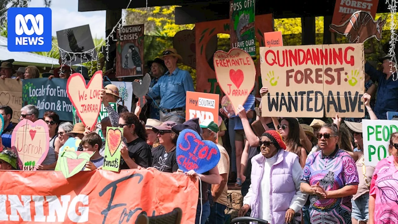 Environmental group 'shocked' as South32 starts geotechnical work along Hotham River in WA's south