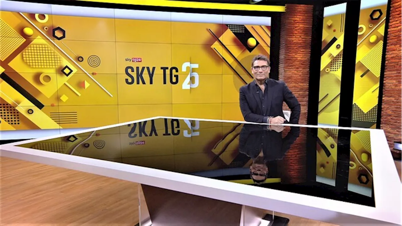 Arriva Sky Tg25, nuovo programma condotto da Alessio Viola