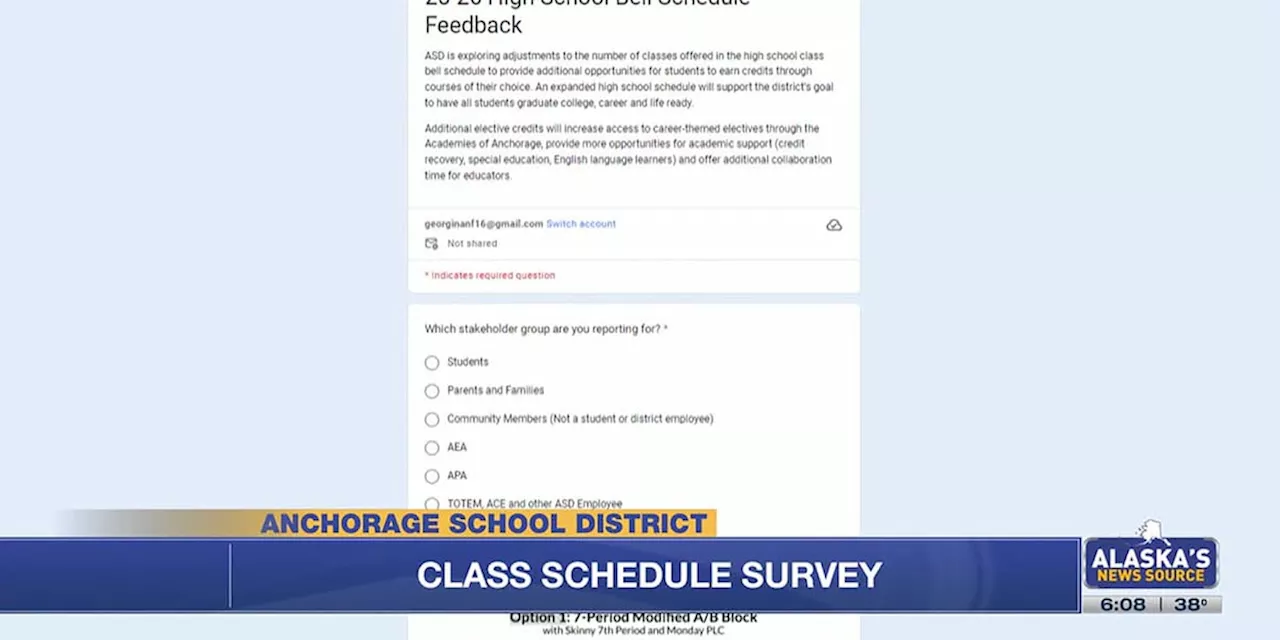 ASD survey on potential new high school schedules sparks concerns