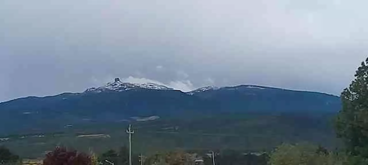 Se mantiene pronóstico de nevadas y aguanieve en Cofre de Perote y Pico de Orizaba