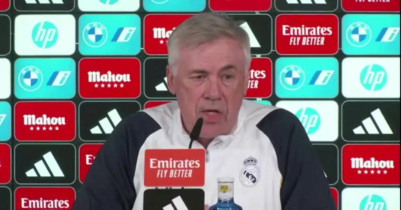 Carlo Ancelotti habla de la polémica de Mbappé en Suecia