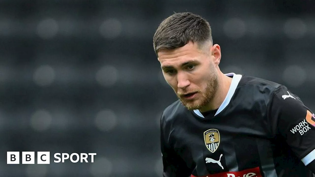 Cedwyn Scott: Notts County forward takes leave of absence to seek help with mental health