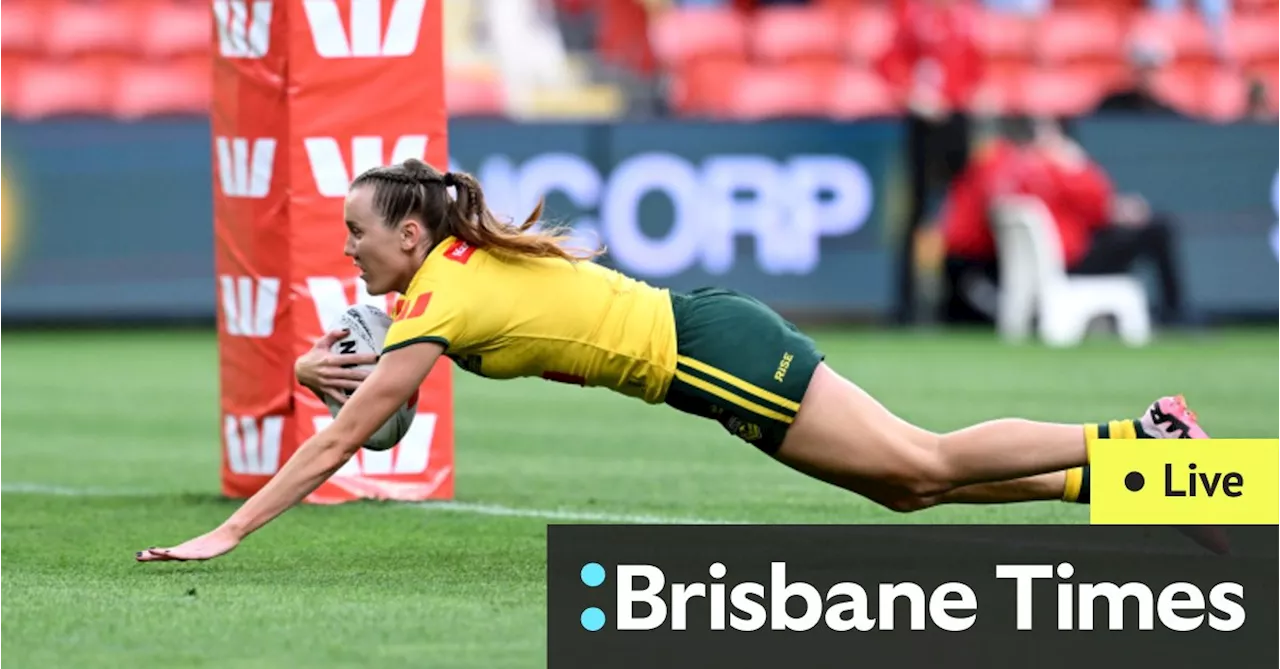 Pacific Championships 2024 LIVE updates: Jillaroos dominate first-half with six tries between Robinson and Whitfeld