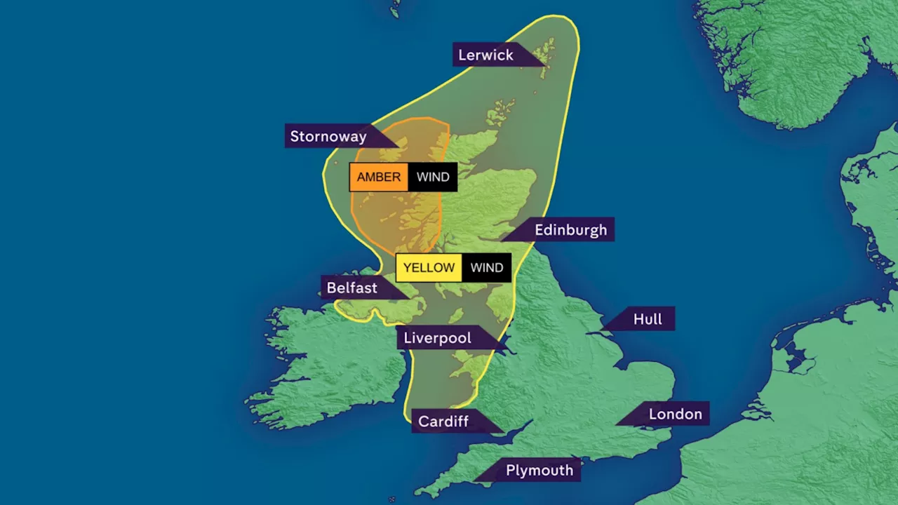 Storm Ashley to hit the UK on Sunday