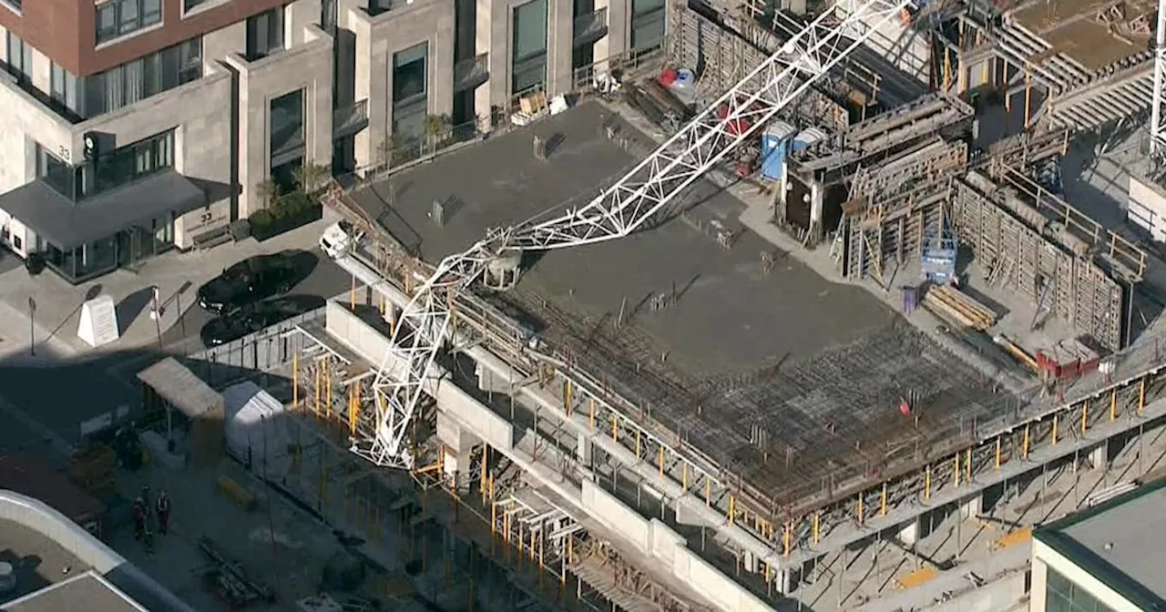 Crane Collapses Into Under-Construction Building In Toronto