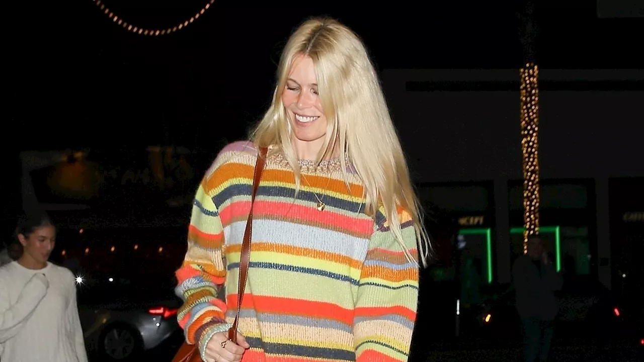 Claudia Schiffer enjoys a date night with Matthew Vaughn after Hailey Bieber hired her for Rhode...