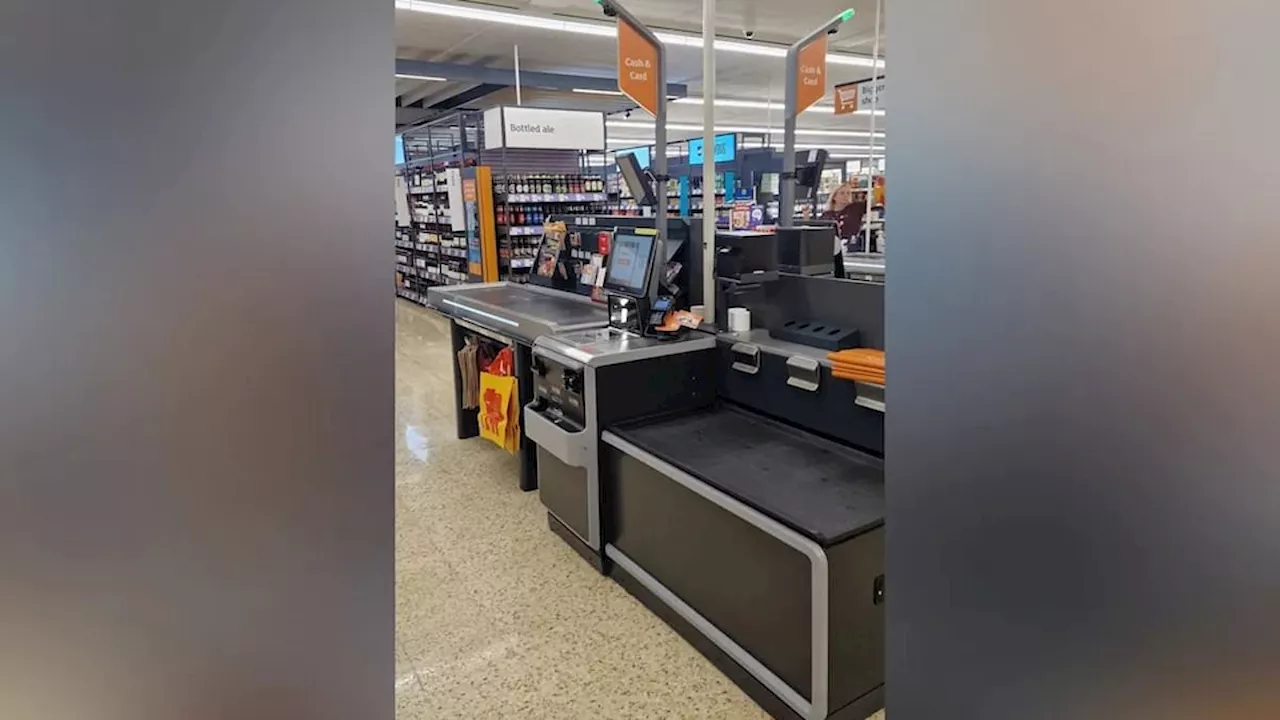 Sainsbury's trialling bigger self-checkouts with conveyor belts to replace human cashiers in a move...